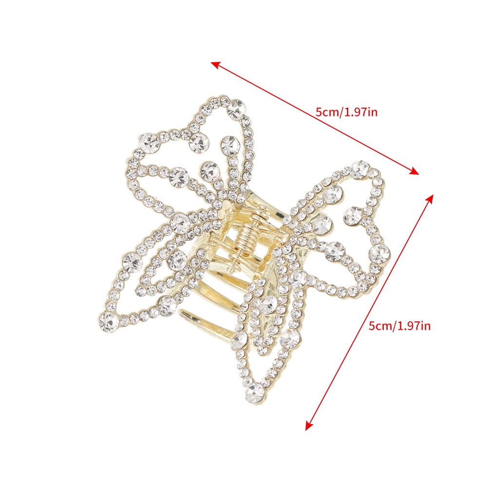 Kẹp Tóc Hình Bướm Đính Ngọc Trai Thời Trang Cho Nữ CHLINS
