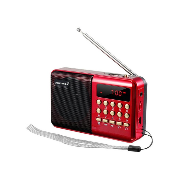 ✱BEST✱ KK11 Mini Portable Radio Digital FM USB TF MP3 Player Speaker For The Elderly