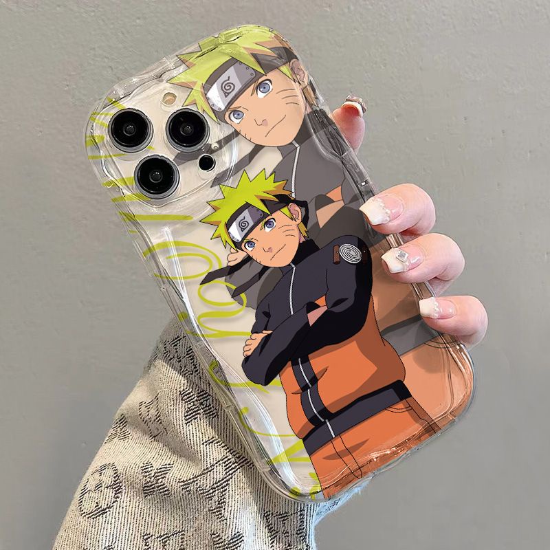 ✅Ốp Điện Thoại Mềm Chống Sốc Họa Tiết Naruto Màu Trong Suốt Cho iPhone14 13promax 12 11 7 8p xs 13promax