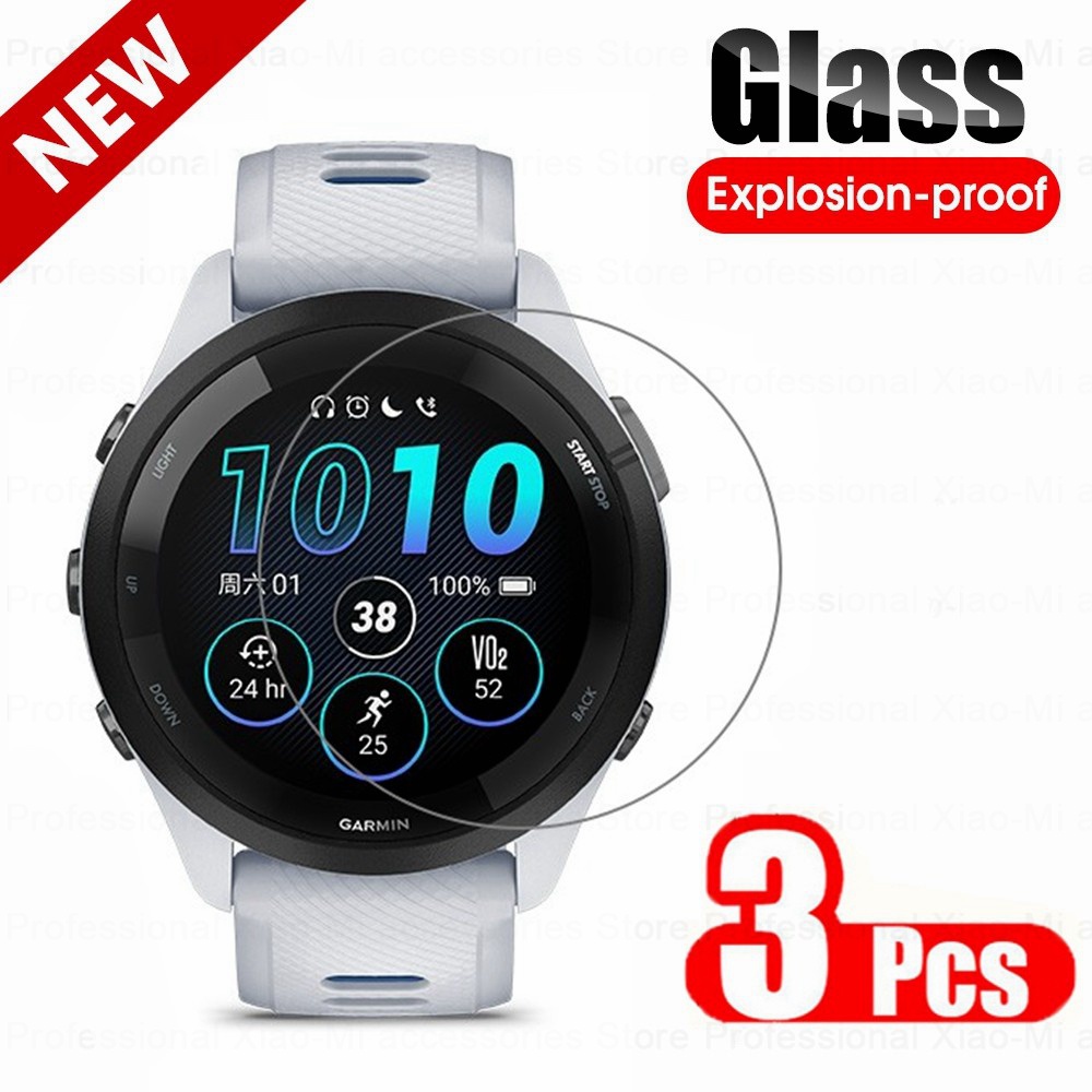 Kính Cường Lực 9H Trong Suốt Bảo Vệ Màn Hình Garmin Forerunner 965 265 255 9H 935 945 Garmin Forerun