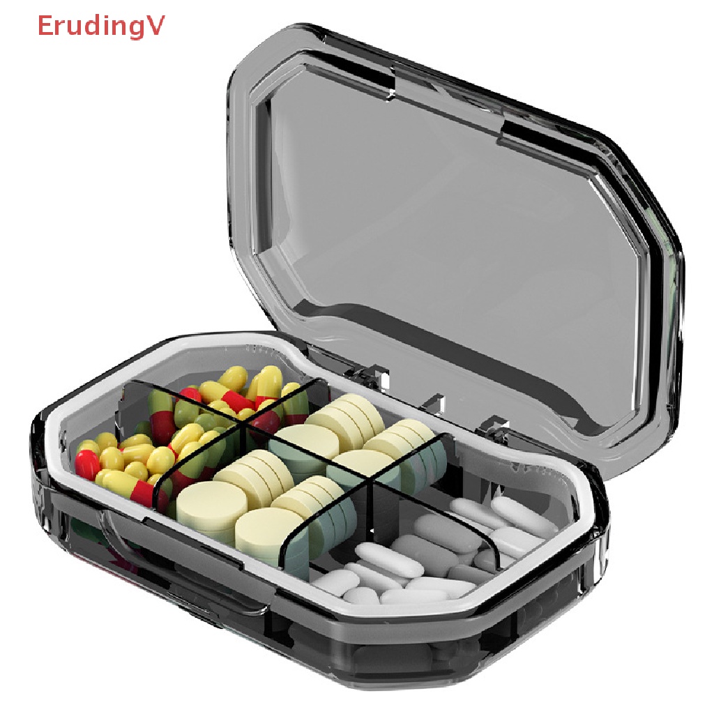 Hộp Đựng Thuốc Hình Tròn Có Nắp Đậy Tiện Dụng
