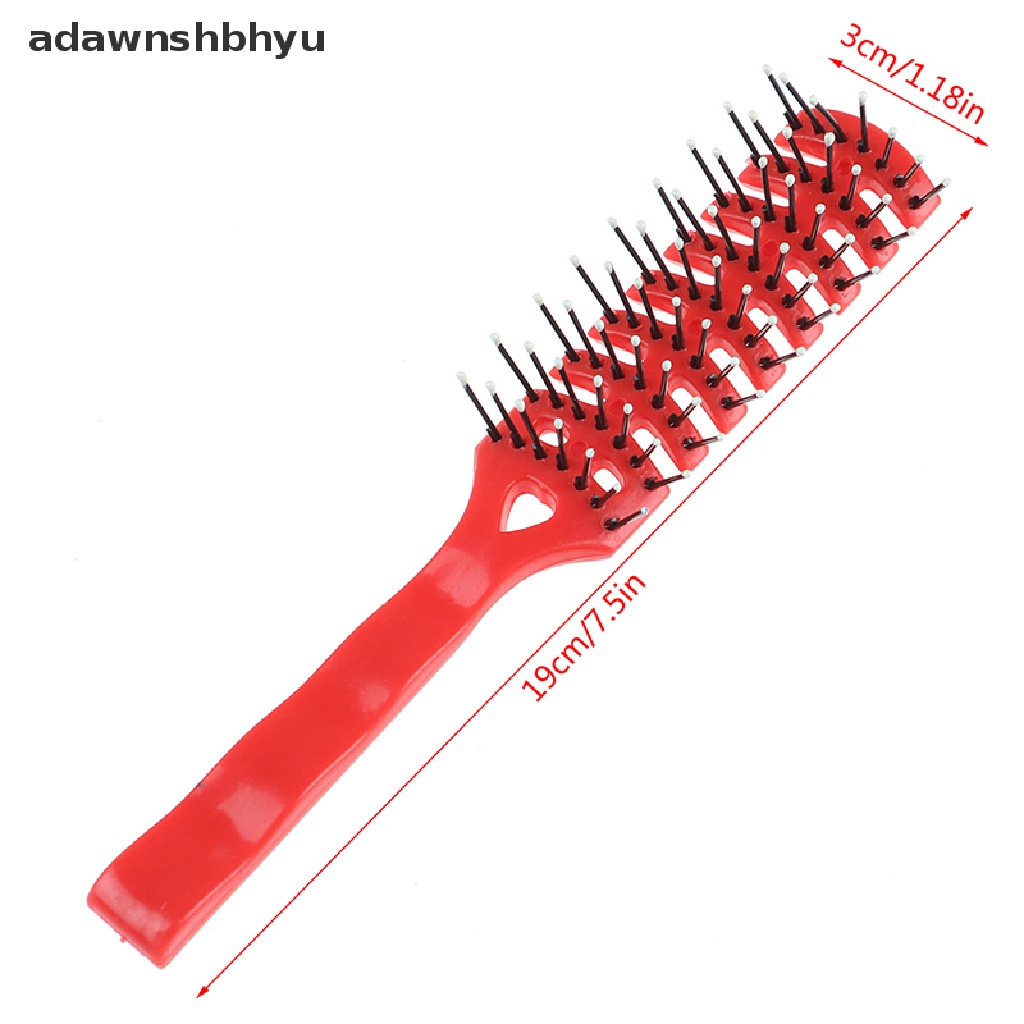 Lược Chải Tóc Mát Xa Da Đầu Chống Tĩnh Điện Bằng Nhựa Cho Nam Giới