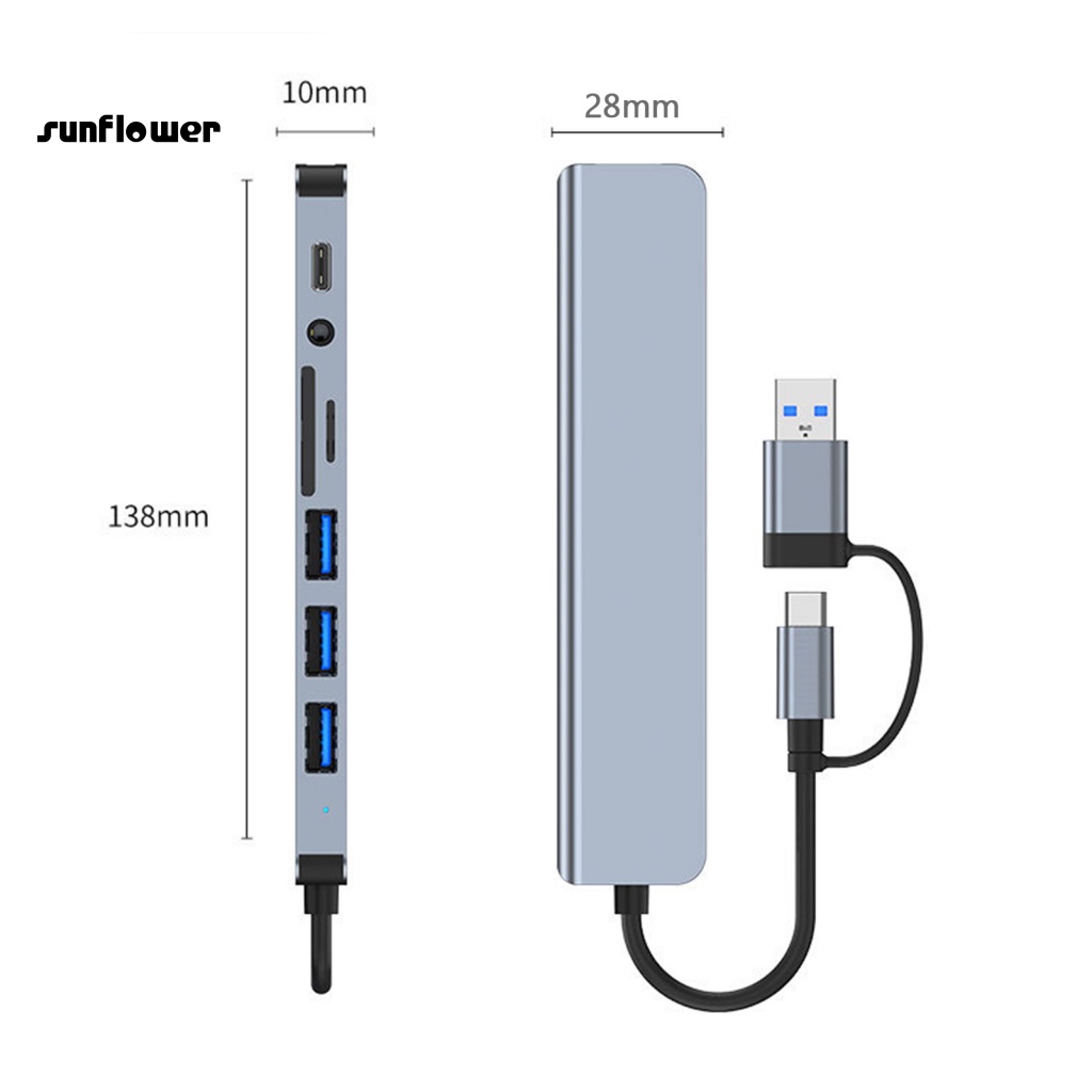 Bộ Chia Cổng Type C 8 Cổng An Toàn Hiệu Quả Cao