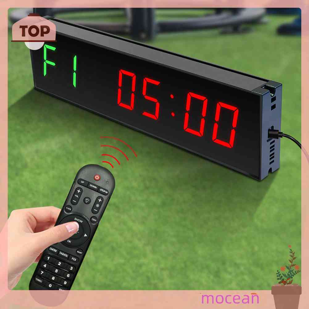 Mới Đồng Hồ Bấm Giờ Màn Hình LED Kỹ Thuật Số Kèm Điều Khiển Từ Xa Tiện