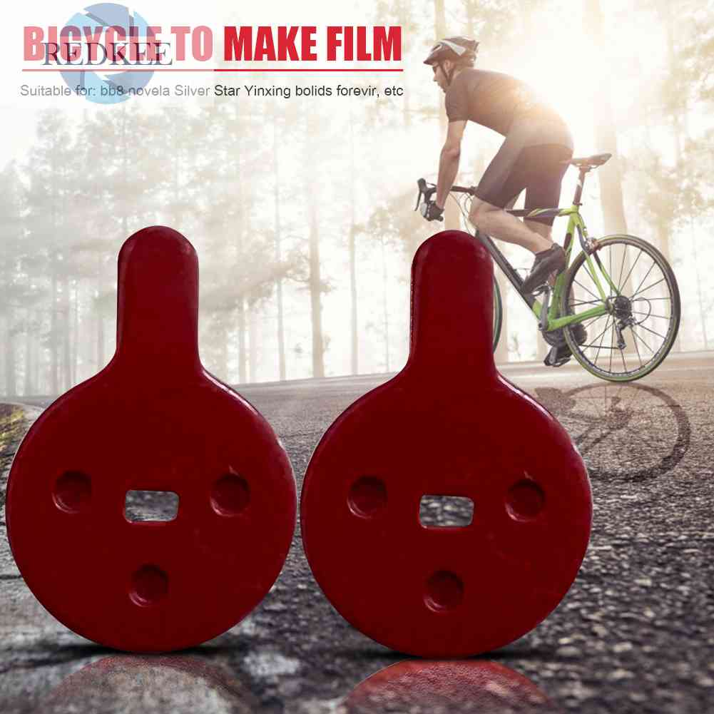 Set 2 Cặp Má Phanh Xe Đạp Leo Núi Bán Kim Loại