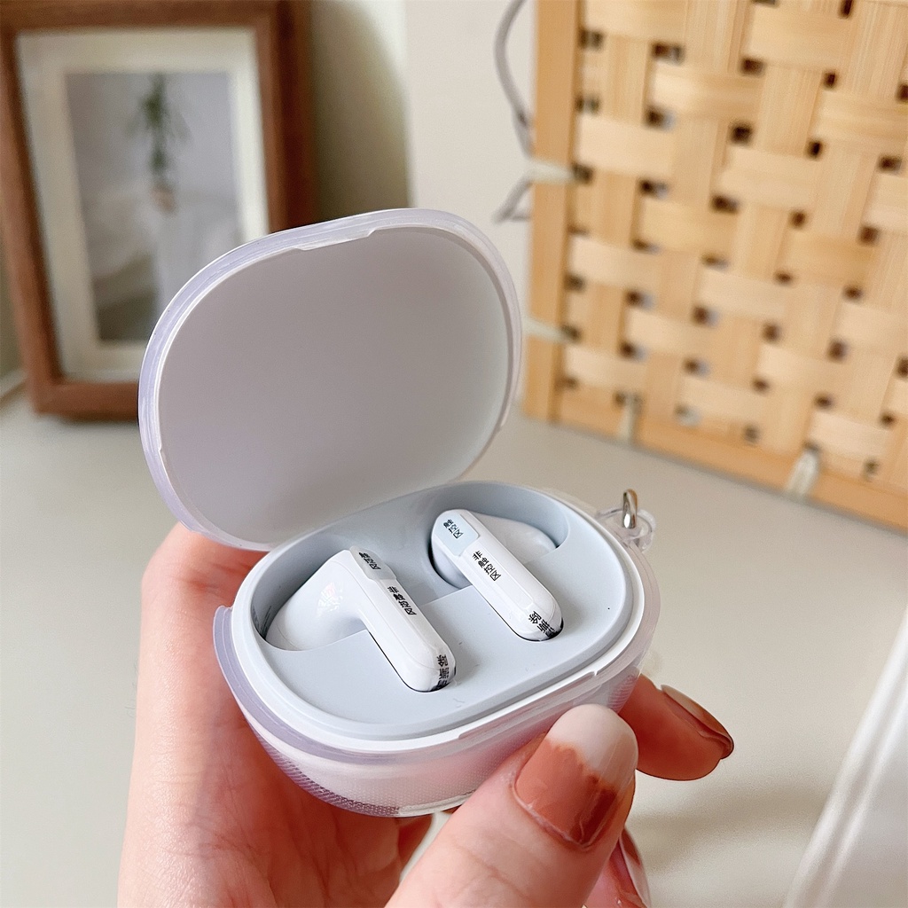 Vỏ Bảo Vệ Hộp Sạc Tai Nghe Redmi buds4 lite tws Bằng tpu + acrylic Đơn Giản Chống Sốc