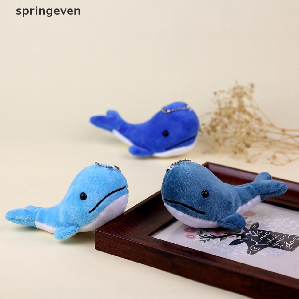 Cá Voi Nhồi Bông Mềm Mại Trang Trí Móc Khóa