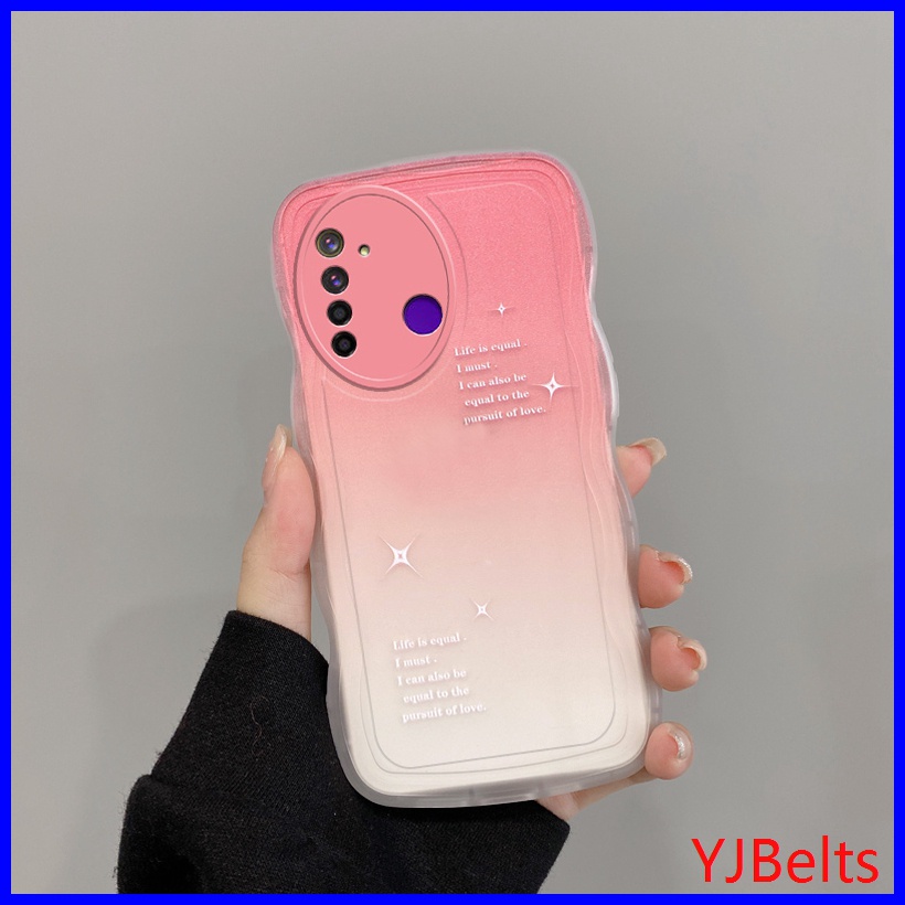 Ốp lưng Realme 5 ốp lưng Realme 5i ốp lưng Realme 5S ốp lưng Realme C3 ốp lưng Realme 6i Ốp Điện Thoại tpu Màu Gradient Thời Trang Cho Realme 5 Realme 5i Realme 5S Realme C3 Realme 6i JBDK