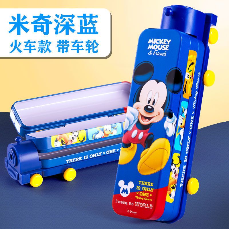 Hộp Đựng Bút Ba Tầng Sức Chứa Lớn Hình Xe Hơi Disney 2023 N8U