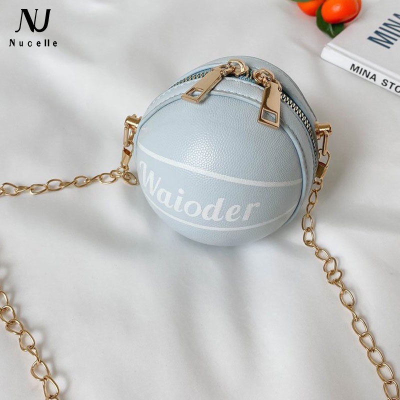 Bololo Túi Đeo Chéo Hình Quả Bóng Rổ Thiết Kế Mới Đáng Yêu Dành Cho Bé Trai Và Bé Gái