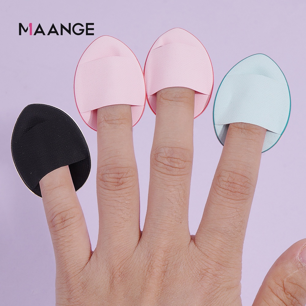 Set 6 mút trang điểm MAGEFY mini đeo ngón tay an toàn tiện lợi