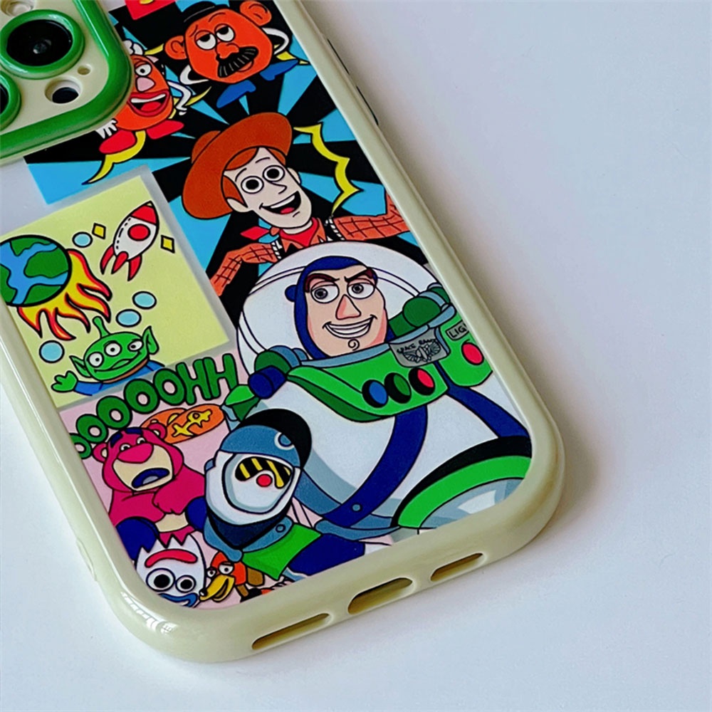 Ốp Điện Thoại TPU Dẻo Họa Tiết Hoạt Hình Buzz Lightyear Dễ Thương Chống Sốc Cho IPhone 11 12 13 14 Pro Max 14 Plus
