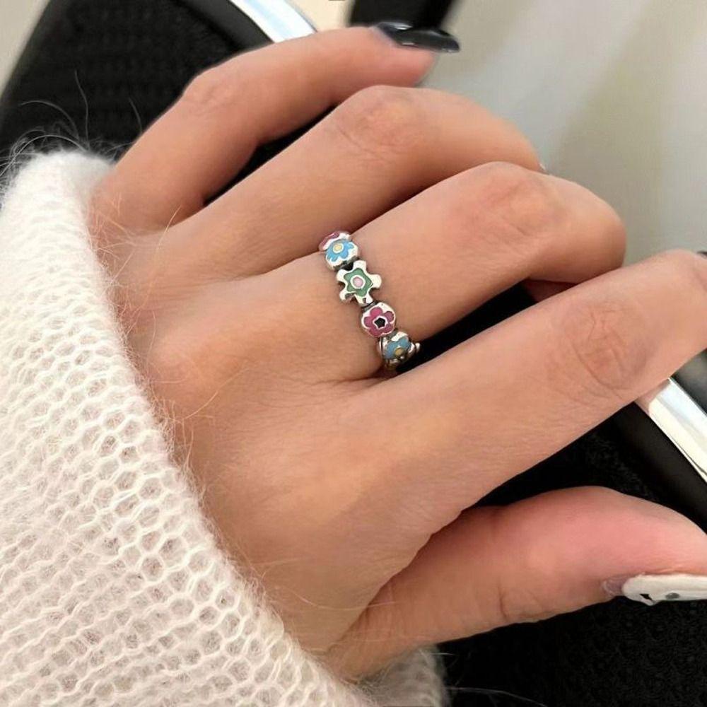 Lombar Đôi Khuyên Tai Vòng Hở Hợp Kim Đồng Nhiều Màu Sắc Tinh Xảo Thời Trang Thiết Kế niche Cho Nữ