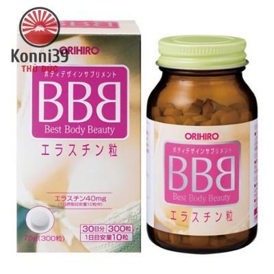 VIÊN UỐNG NỞ NGỰC BBB ORIHIRO (HỘP 300 VIÊN) - HÀNG NỘI ĐỊA NHẬT, DATE 06/2022