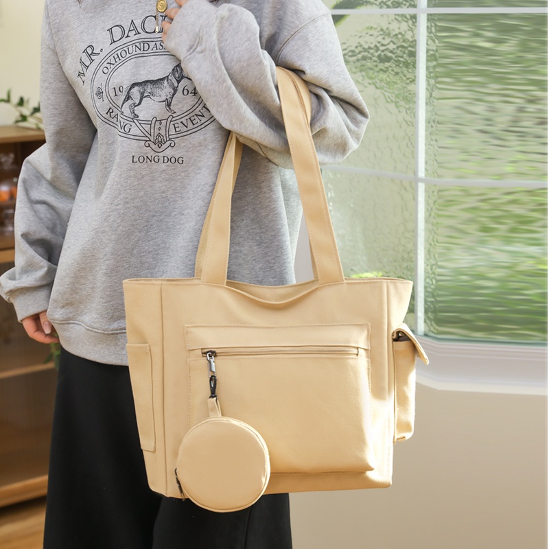 Túi tote Bằng Vải nylon Sức Chứa Lớn Thời Trang Dễ Phối Đồ Cho Nữ