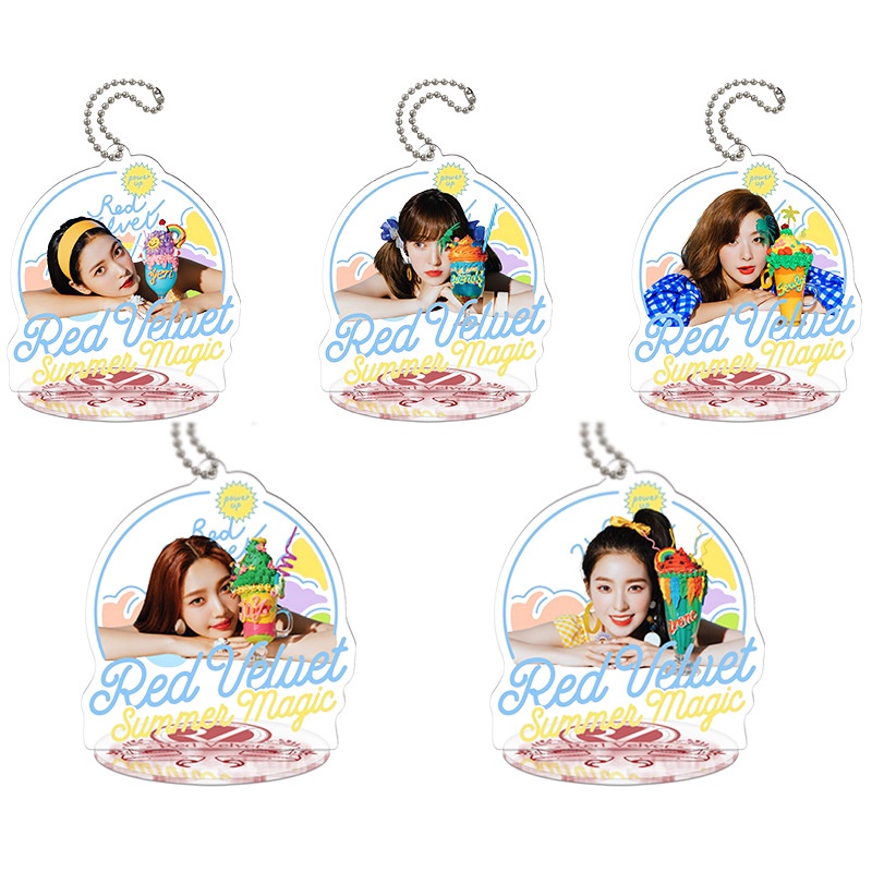 Móc Chìa Khóa Hình kpop red velvet Dễ Thương