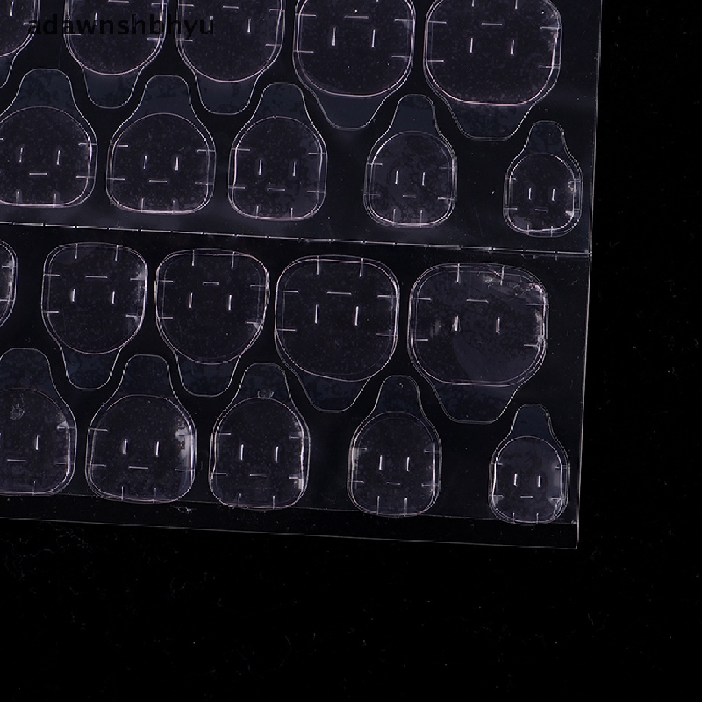 Set 240 / 10 Tấm Băng Keo Hai Mặt Màu Hồng Dùng Để Trang Trí Móng Nghệ Thuật DIY