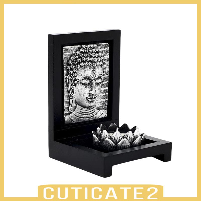 Giá Đỡ Nến Hình Mặt Phật Trang Trí Sân Vườn