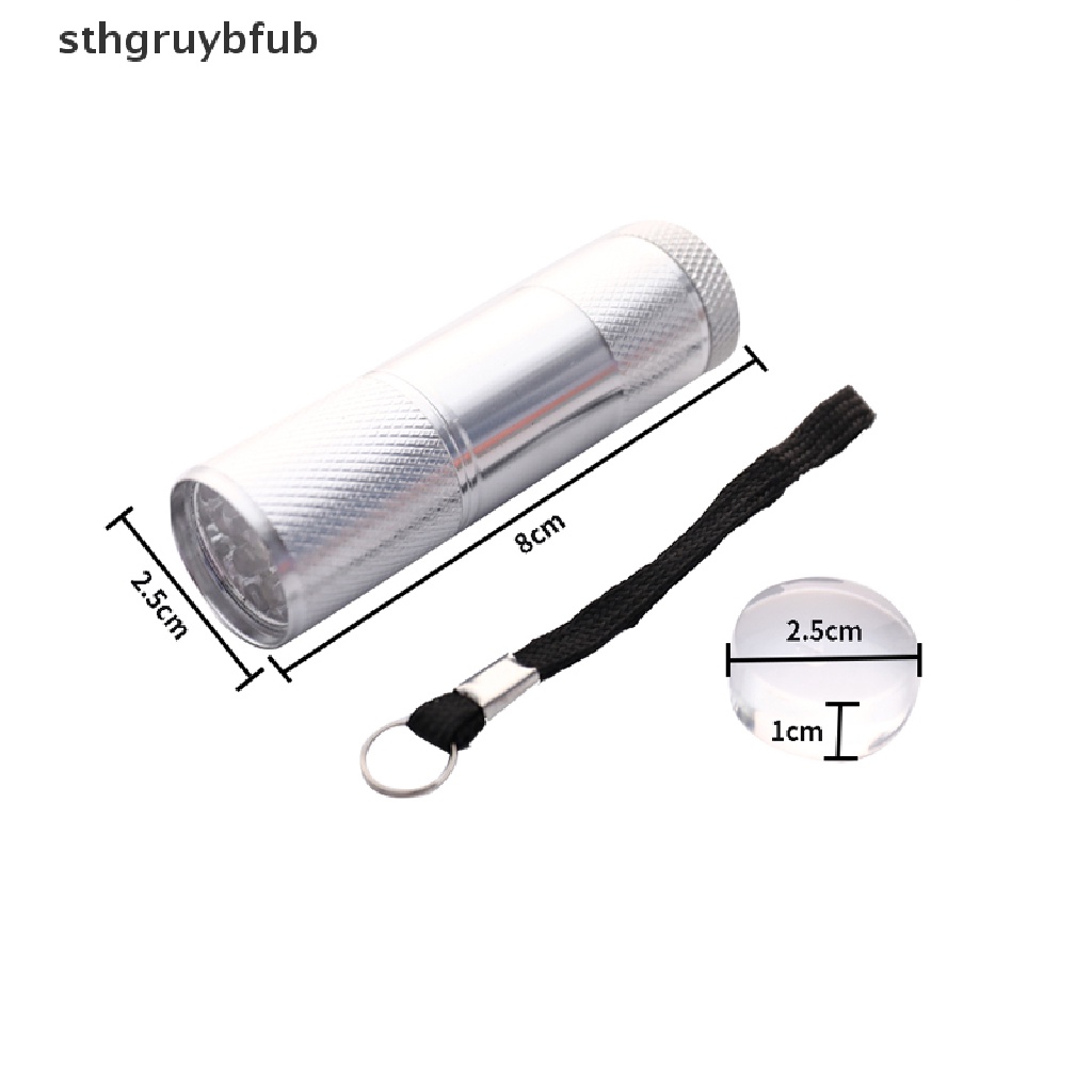 Đèn Pin LED UV Mini Cầm Tay Bằng Silicone