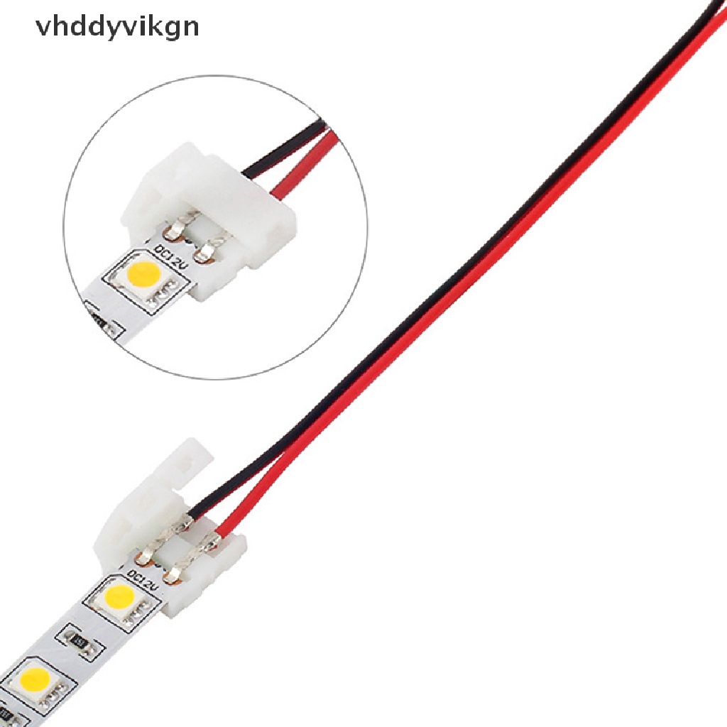 Set 10 Kẹp Nối Dây Đèn LED 2 Pin 8mm 10mm Chuyên Dụng