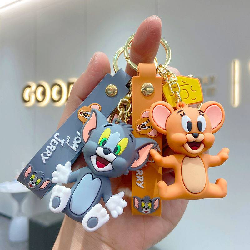Móc Khóa Hoạt Hình Tom &amp; Jerry Dễ Thương