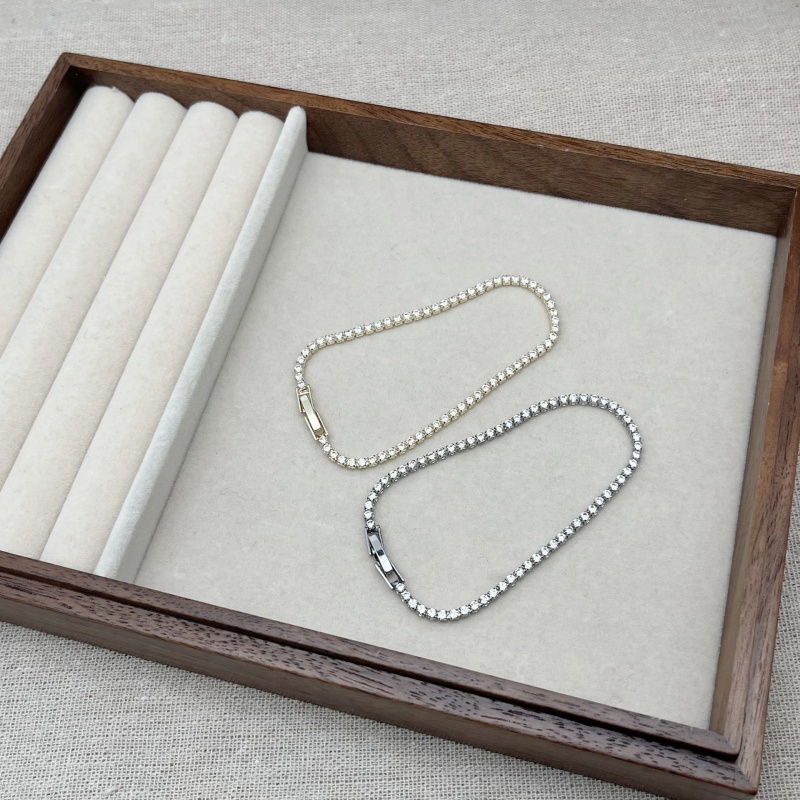 Vòng Tay Đính Đá Zircon Cao Cấp Thời Trang Dành Cho Nữ
