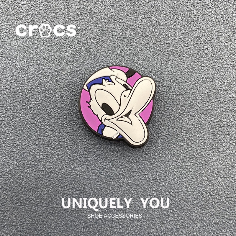 DISNEY Crocs Phụ Kiện Trang Trí Giày Hình MICKEY / Minnie / jibbitz botton Dễ Thương