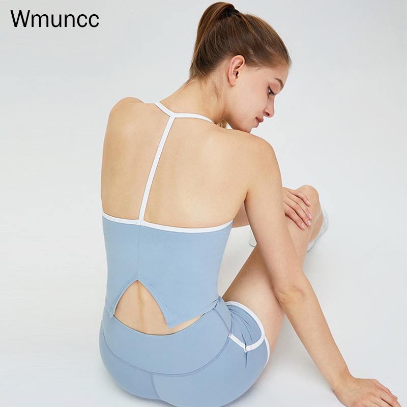 Áo Ngực Thể Thao Hai Dây Dáng Chữ T Phối Màu Lưng Đẹp Phù Hợp Cho Tập Yoga / Thể Hình Dành Cho Bạn Nữ