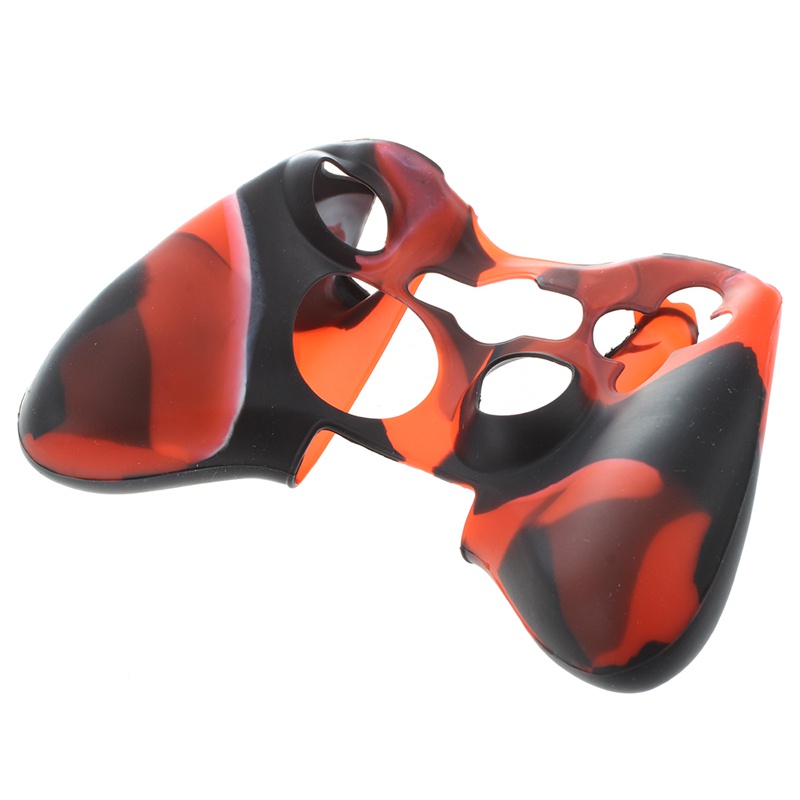 Bộ 1 Vỏ Bọc Silicone Cho Tay Cầm Chơi Game Xbox 360 Họa Tiết Rằn Ri + 20 Vỏ Bọc Bảo Vệ Bằng Silicon