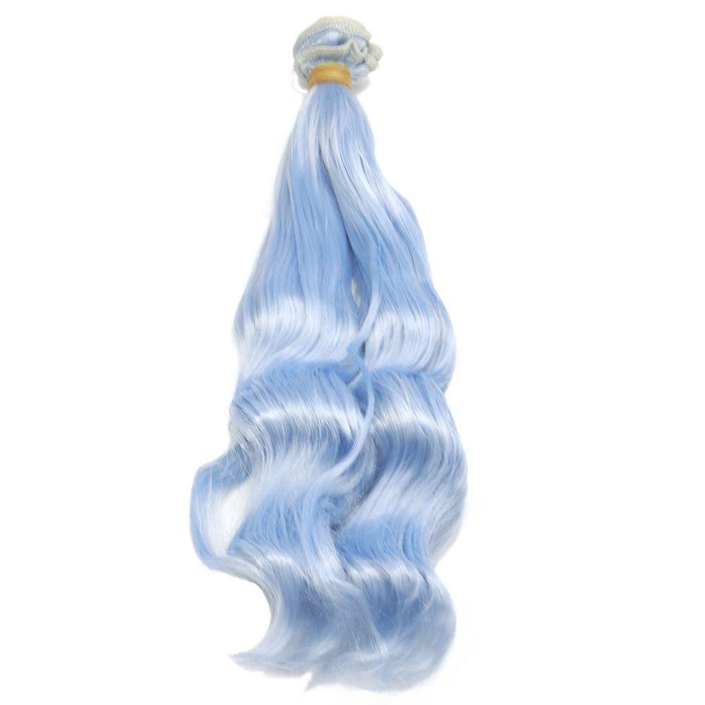 Tóc Giả Màu Nâu Tự Nhiên 20 * 100cm Dành Cho Búp Bê