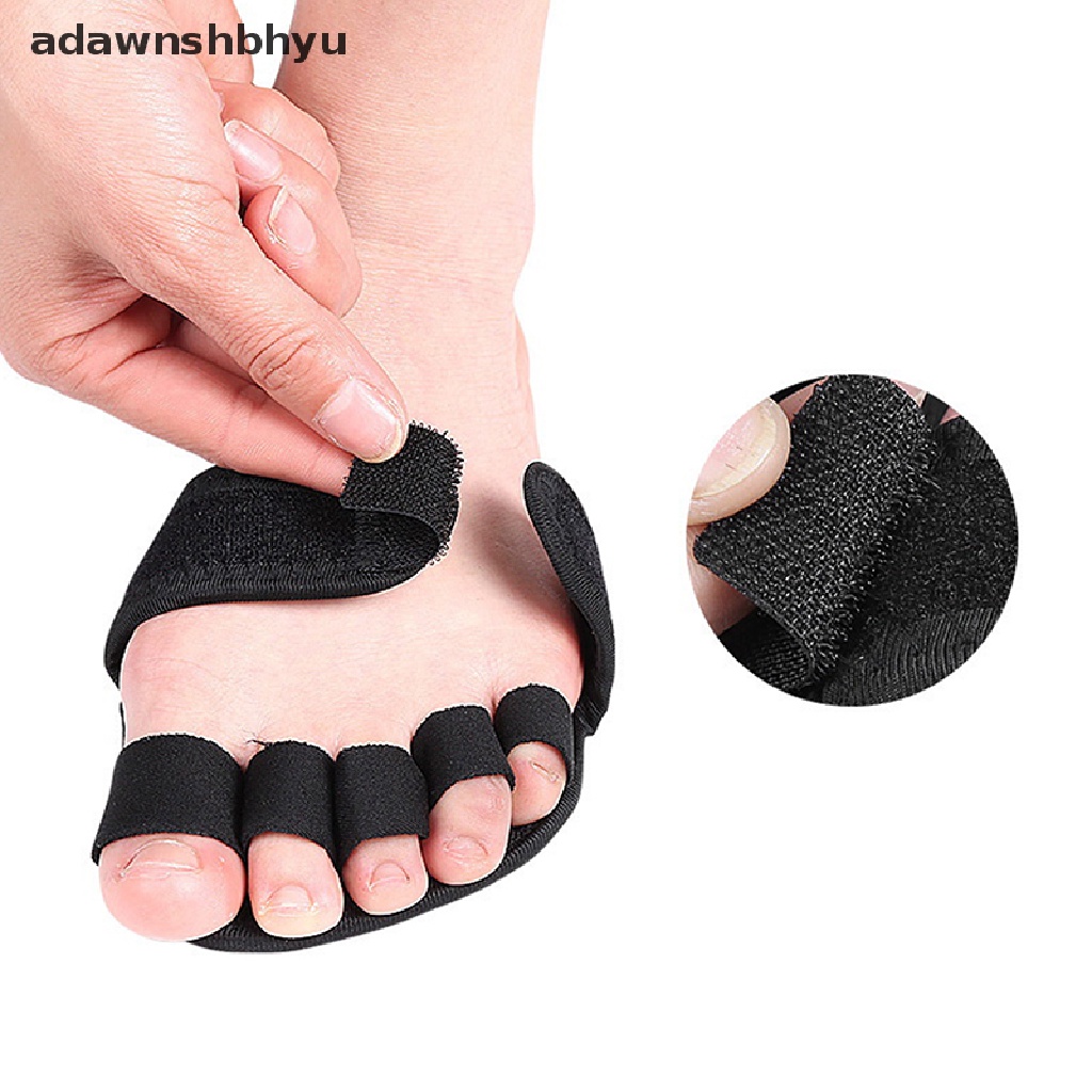 1 Cặp Đệm Lót Giày Nửa Bàn Chân Co Giãn Chia Năm Ngón