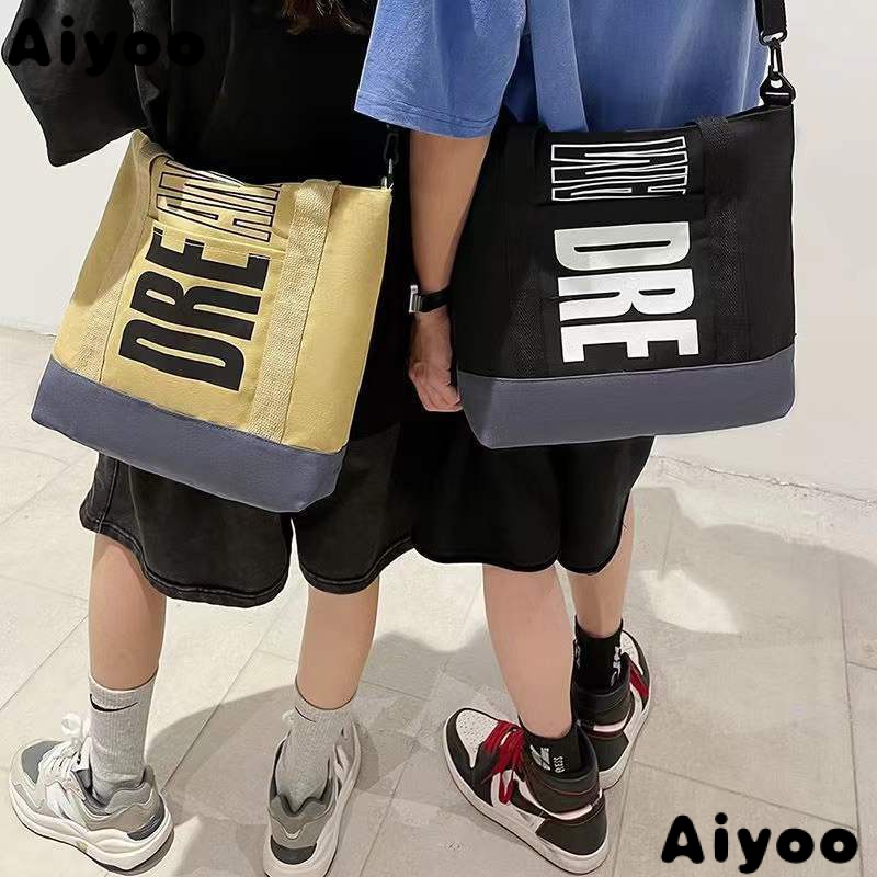 Túi Xách Canvas Sức Chứa Lớn Mẫu Mới 2023 Phong Cách Nghệ Thuật ins Dành Cho Học Sinh Tiểu Học Nam Nữ