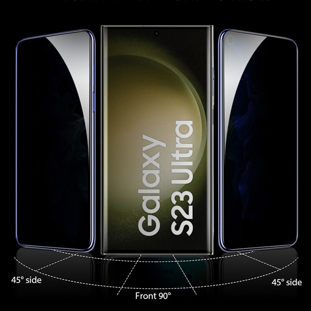 SAMSUNG Kính Cường Lực Bảo Vệ Màn Hình Chống Nhìn Trộm Samung S 23 Ultra Plus S23 + S23Ultra 5G