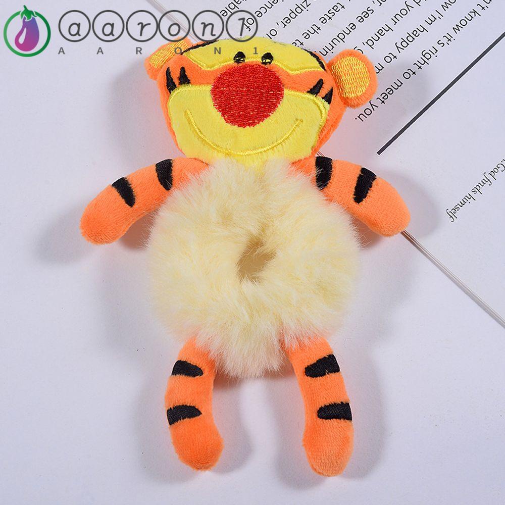 Dây Buộc Tóc Hình Thỏ / Mèo Nhồi Bông Dễ Thương Cho Bé Gái AARON1