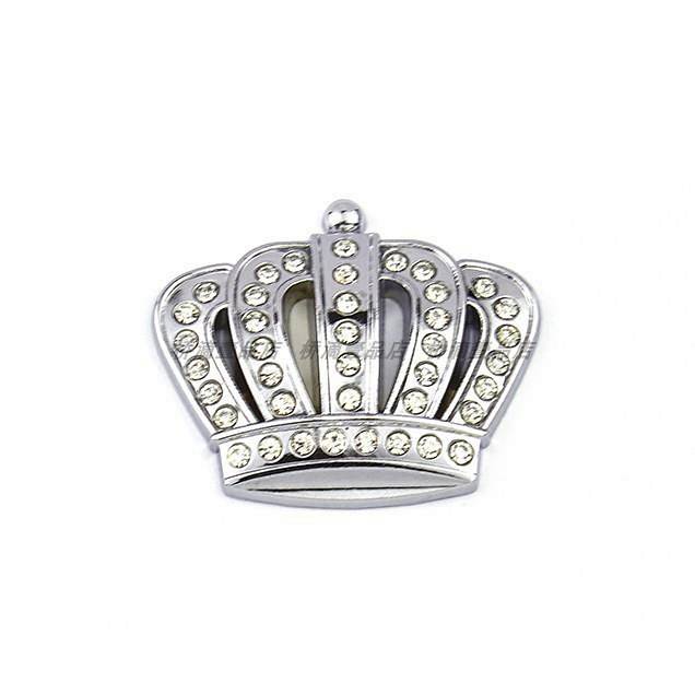 Car Metal Label Modified Diamond Crown Labeling Three-Dimensional 3D Stickers Crown Personality Car Labeling Decorative Sticker Car Body Sticker NBBI
