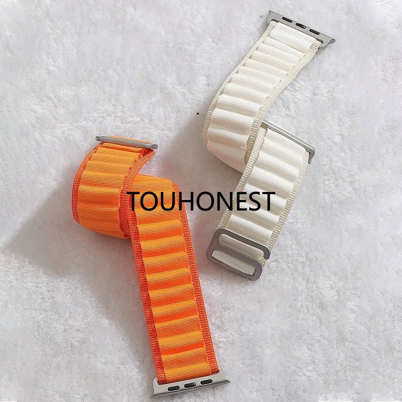 Dây Đeo nylon Cho Đồng Hồ Thông Minh Apple watch T55 38mm 40mm 41mm 42mm Y68 44mm 45mm 49mm T500 7 6 5 4 SE 8 T800