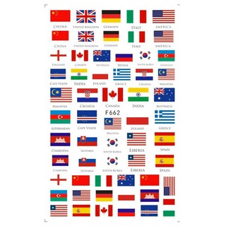 Sticker Dán Móng Hình Hoa Bướm 3d