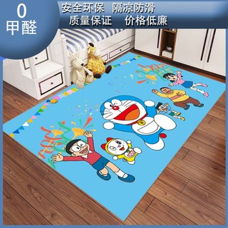 Thảm Trải Sàn Hình Vuông Họa Tiết Hoạt Hình Spongebob Đáng Yêu Cho Trẻ Em