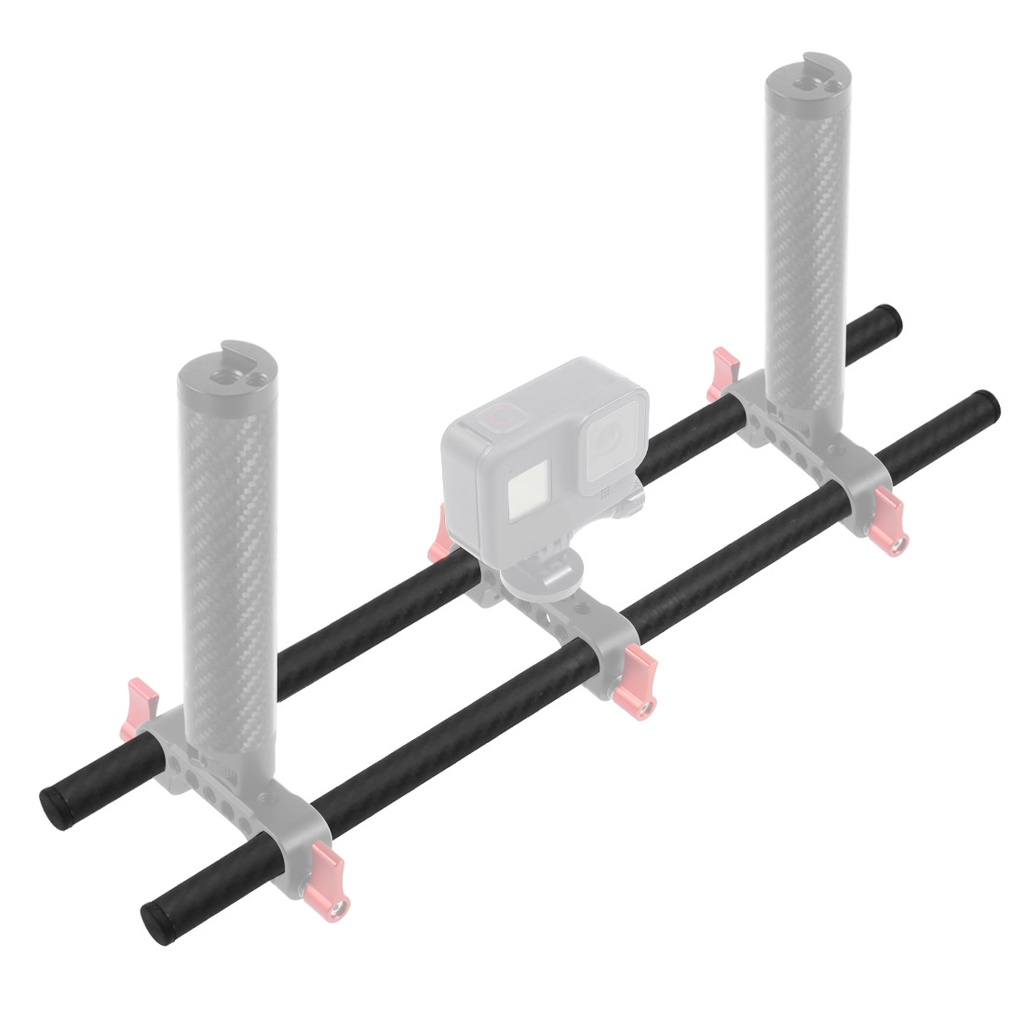 1 Thanh Trượt Bằng Sợi Carbon 10cm / 25cm / 30cm / 40cm Cho Camera Đường Kính 15mm