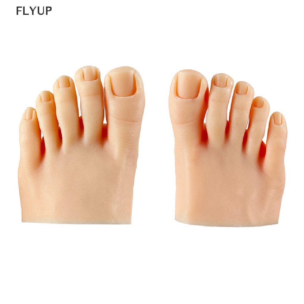 Ma Nơ Canh Kèm Móng Chân Giả Bằng Silicon Dùng Luyện Tập Làm Móng