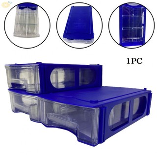 1PCS Stackable Plastic Hardware Parts Storage Boxes Component Screws Toolbox Brand New