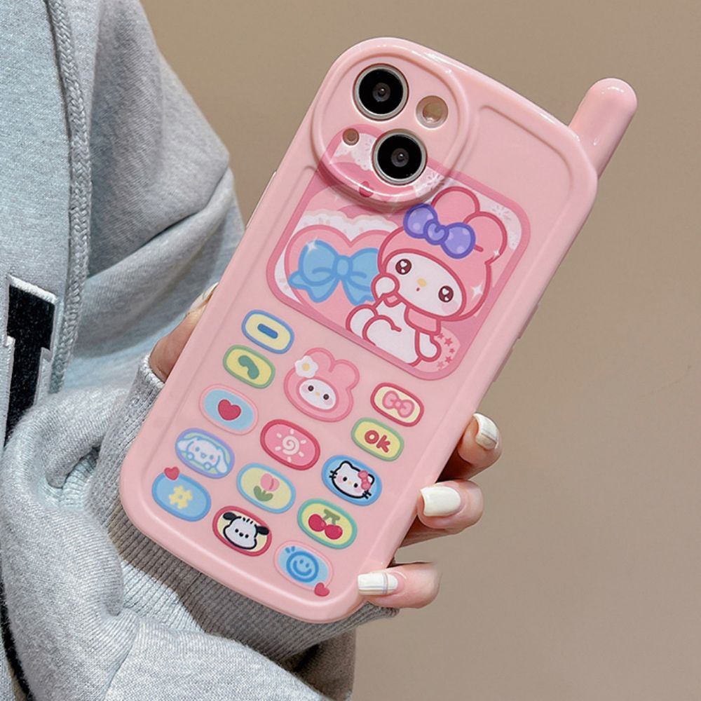 Ốp Điện Thoại TPU Dẻo Họa Tiết Hoạt Hình Melody 3D Dễ Thương Chống Bụi Bẩn / Rơi Cho IPhone 11 12 13 14 Pro Max