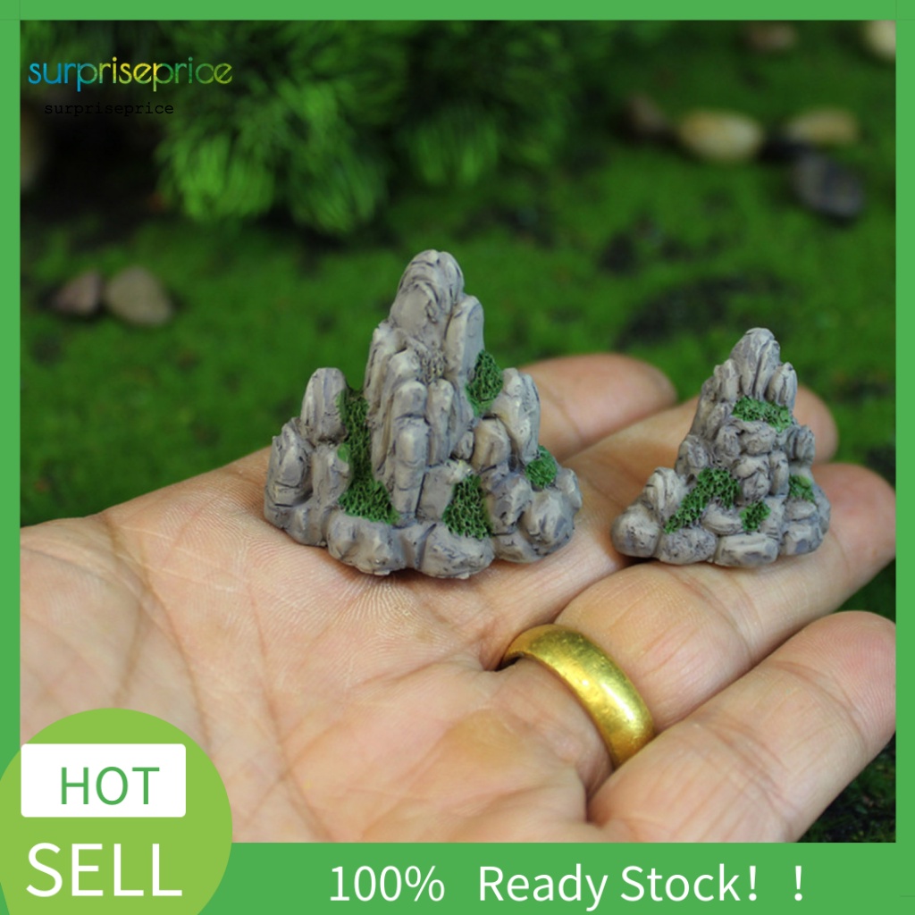 Set 2 Đồ Trang Trí Bể Cá Bằng Nhựa Resin Trọng Lượng Nhẹ