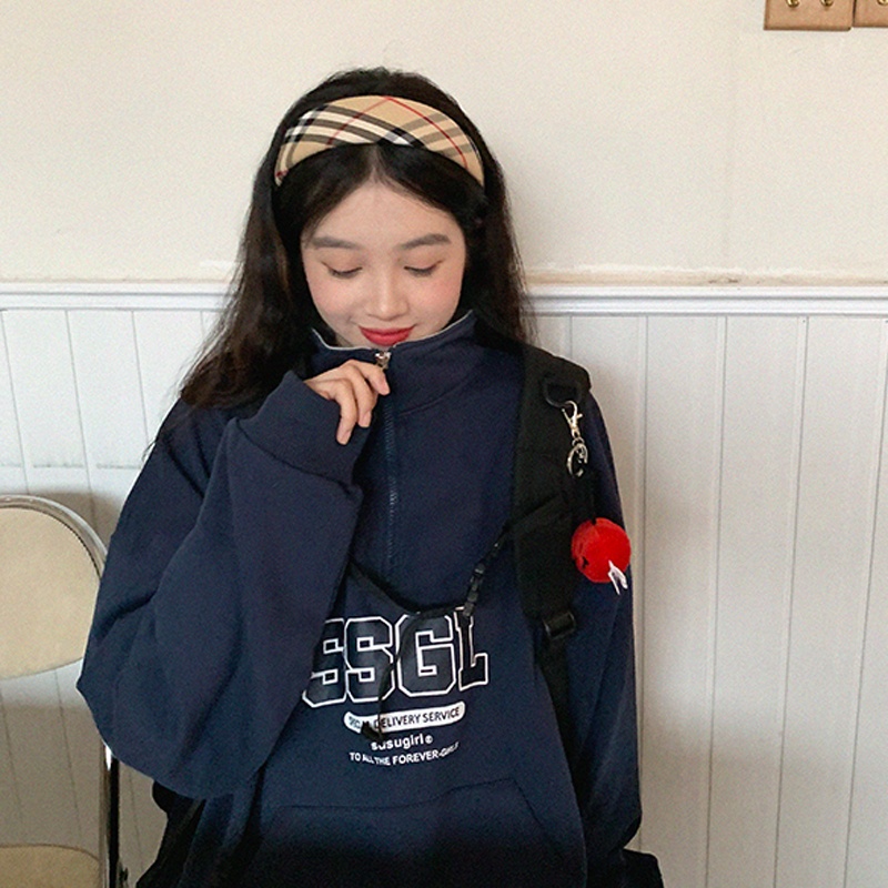 Hàng Có Sẵn Áo Hoodie Unisex Oversize Phong Cách Hàn Quốc