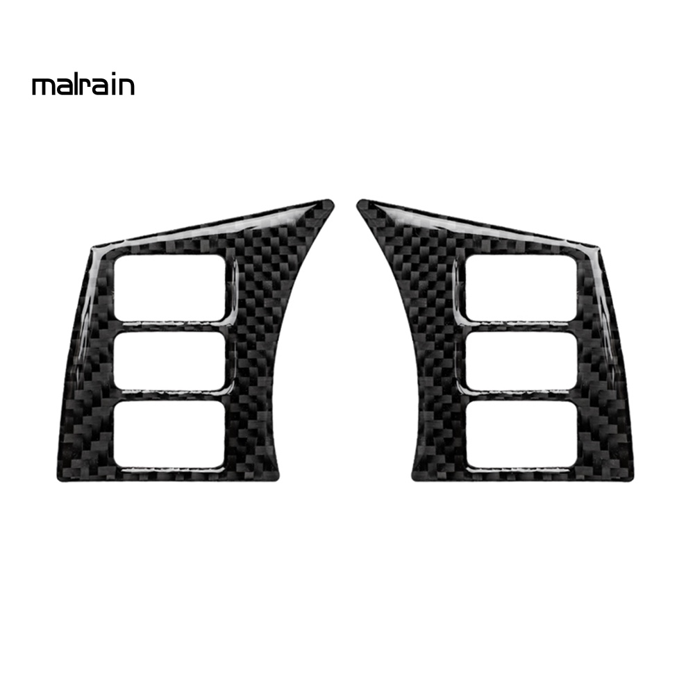 Bộ 2 Miếng Dán Trang Trí Nút Vô Lăng Xe Hơi Nissan 350Z 06-09