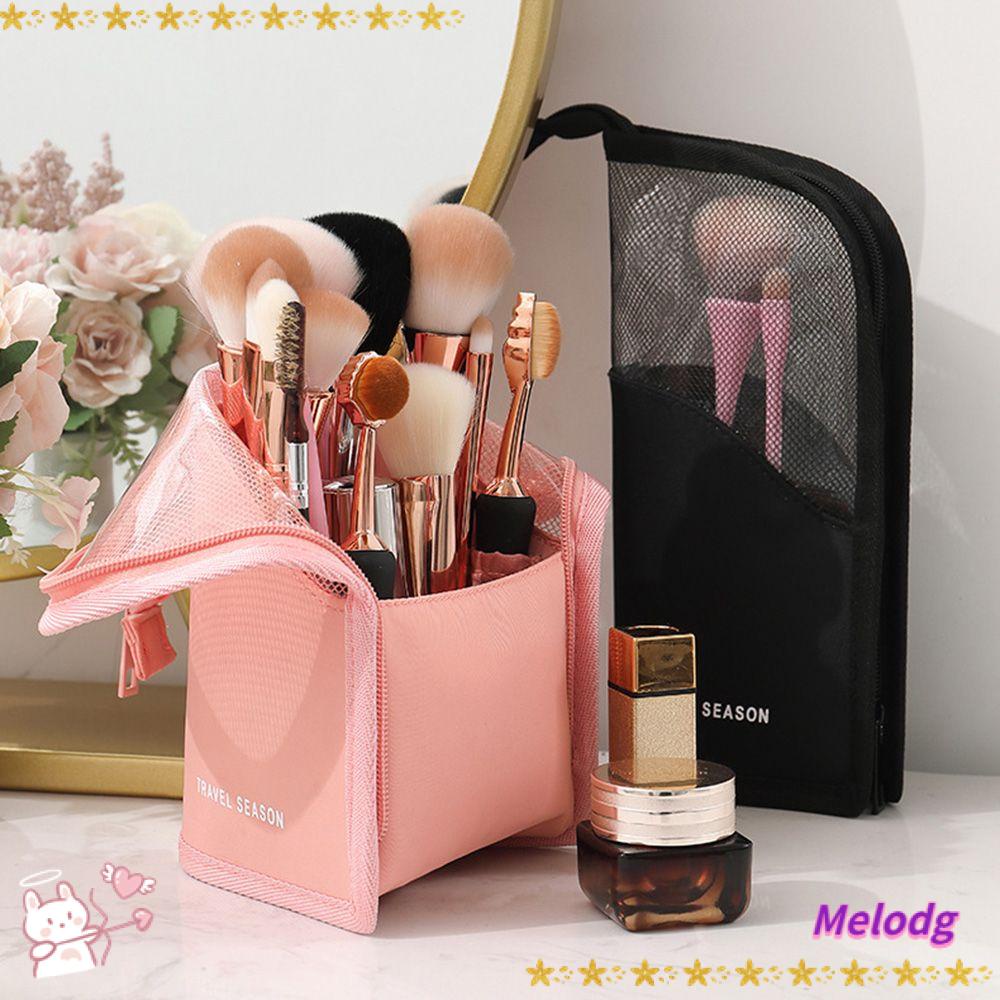 Túi Đựng Mỹ Phẩm / Đồ Vệ Sinh Cá Nhân Cỡ Lớn Có Khóa Kéo Đứng Tiện Dụng