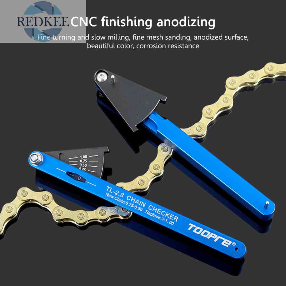 Đồng Hồ Đo Dây Xích Xe Đạp Leo Núi Bằng Nhôm Chuyên Dụng