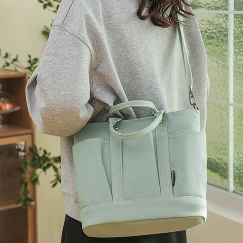 Túi tote Bằng Vải nylon Sức Chứa Lớn Đa Năng Thời Trang Dễ Phối Đồ Cho Nữ