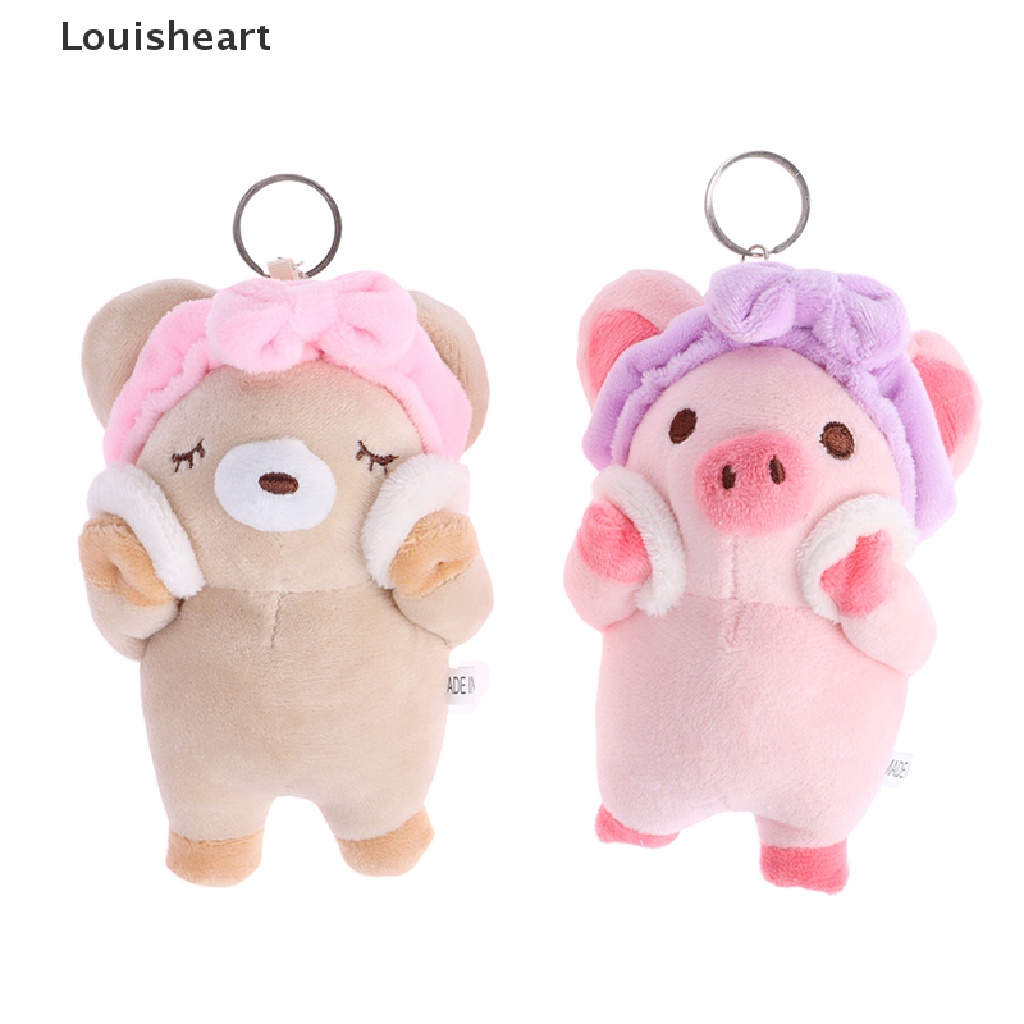 Louisheart Đồ chơi nhồi bông Mềm Mại Hình Chú Thỏ / Heo Đáng Yêu