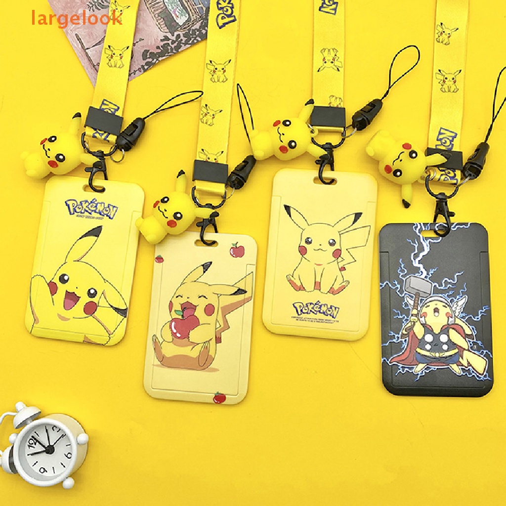 1 Vỏ Bọc Thẻ Bài Bằng PVC Hình Pokemon Pikachu